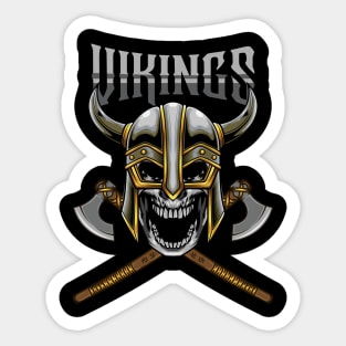 Viking Skull 3.2 Sticker